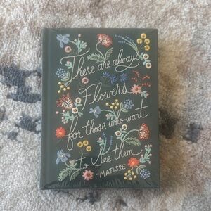 Rifle Paper Co. Green Floral Embroidered Journal